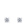 0.75 Carat Diamond Earrings in 18ct White Gold