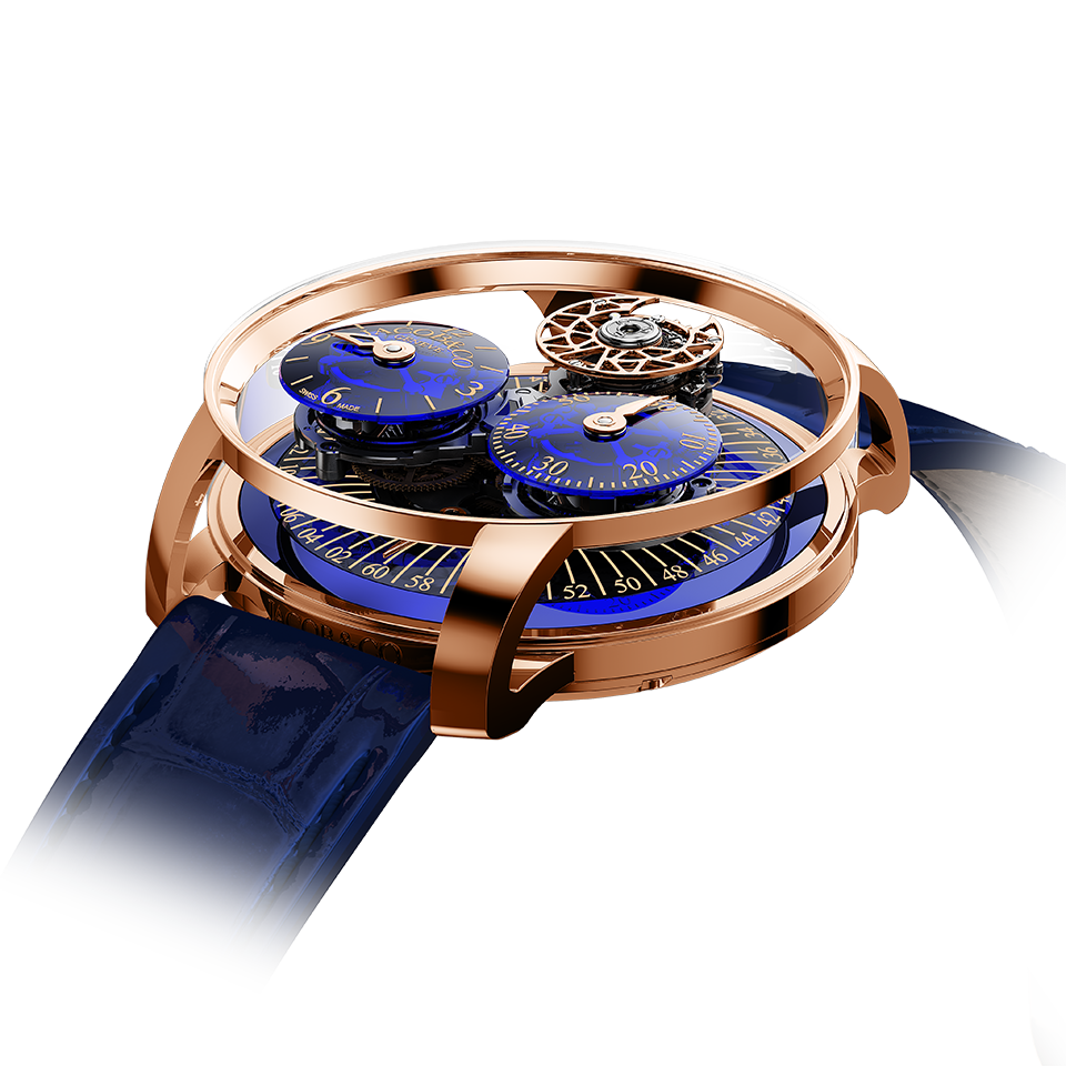 Jacob & Co. Astronomia Regulator Blue Tourbillion 43mm