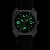 Bell & Ross BR-03 Steel Green Automatic 41mm Watch BR03A-GN-ST/SCA