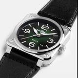 Bell & Ross BR-03 Steel Green Automatic 41mm Watch BR03A-GN-ST/SCA