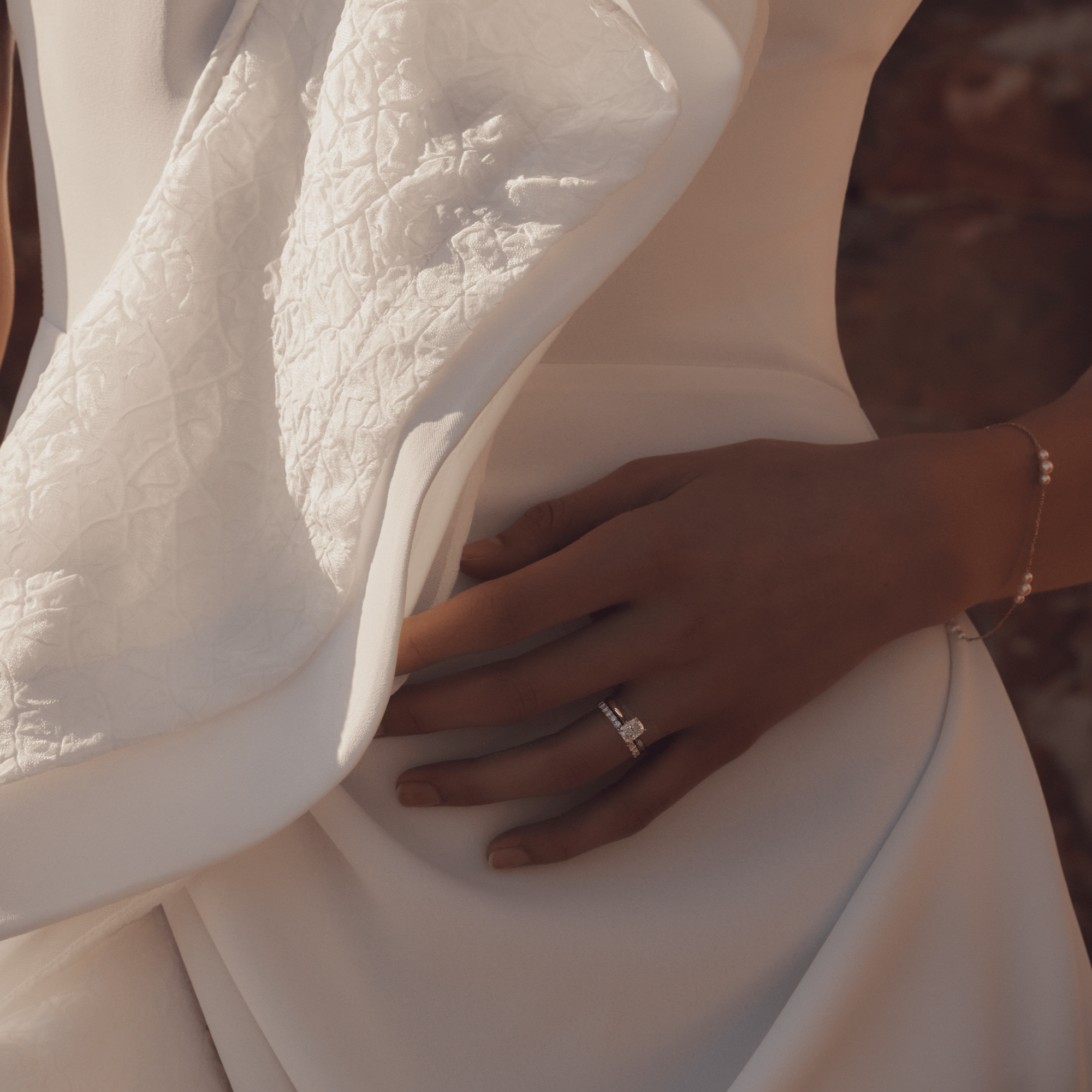 Akoya Pearl Diamond Cut Graduated Bracelet in 14ct Yellow Gold