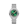 DOXA SUB 200T Sea Emerald Automatic 39mm Watch 804.10.131S.10 - from the front showing the emerald green dial and luminous hands and indexes 