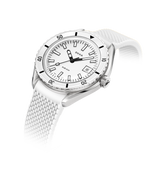DOXA SUB 200 Whitepearl Stainless Steel Rubber Strap 799.15.011.23