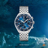 DOXA SUB 200 C-GRAPH II Caribbean Automatic Chronograph 42mm Watch 797.10.201.10 - shot with diving background