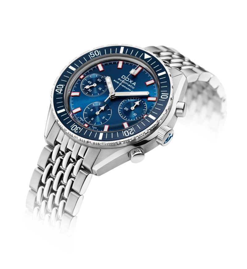 DOXA SUB 200 C-GRAPH II Caribbean Stainless Steel Bracelet 797.10.201.10