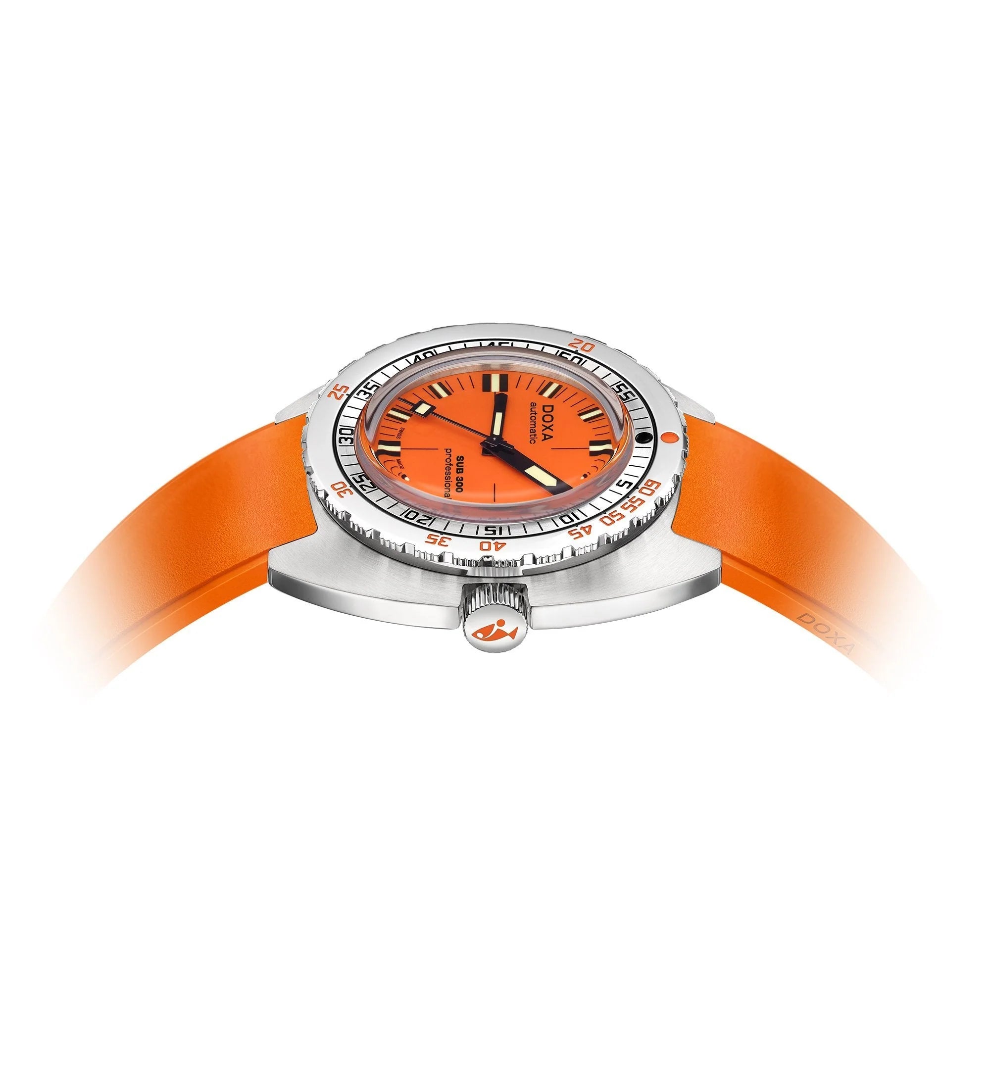 DOXA SUB 300 Professional Stainless Steel Rubber Strap 821.10.351.21