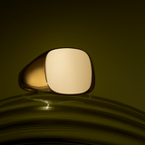 Square Signet Ring in 18ct Yellow Gold