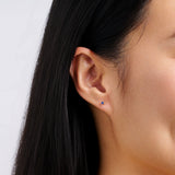 Sapphire Stud Earrings in 18ct Yellow Gold