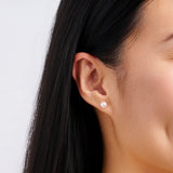 Akoya Pearl Stud Earrings in 18ct Yellow Gold
