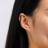 0.50 Carat Marquise Cut Diamond Stud Earrings in 18ct Rose Gold