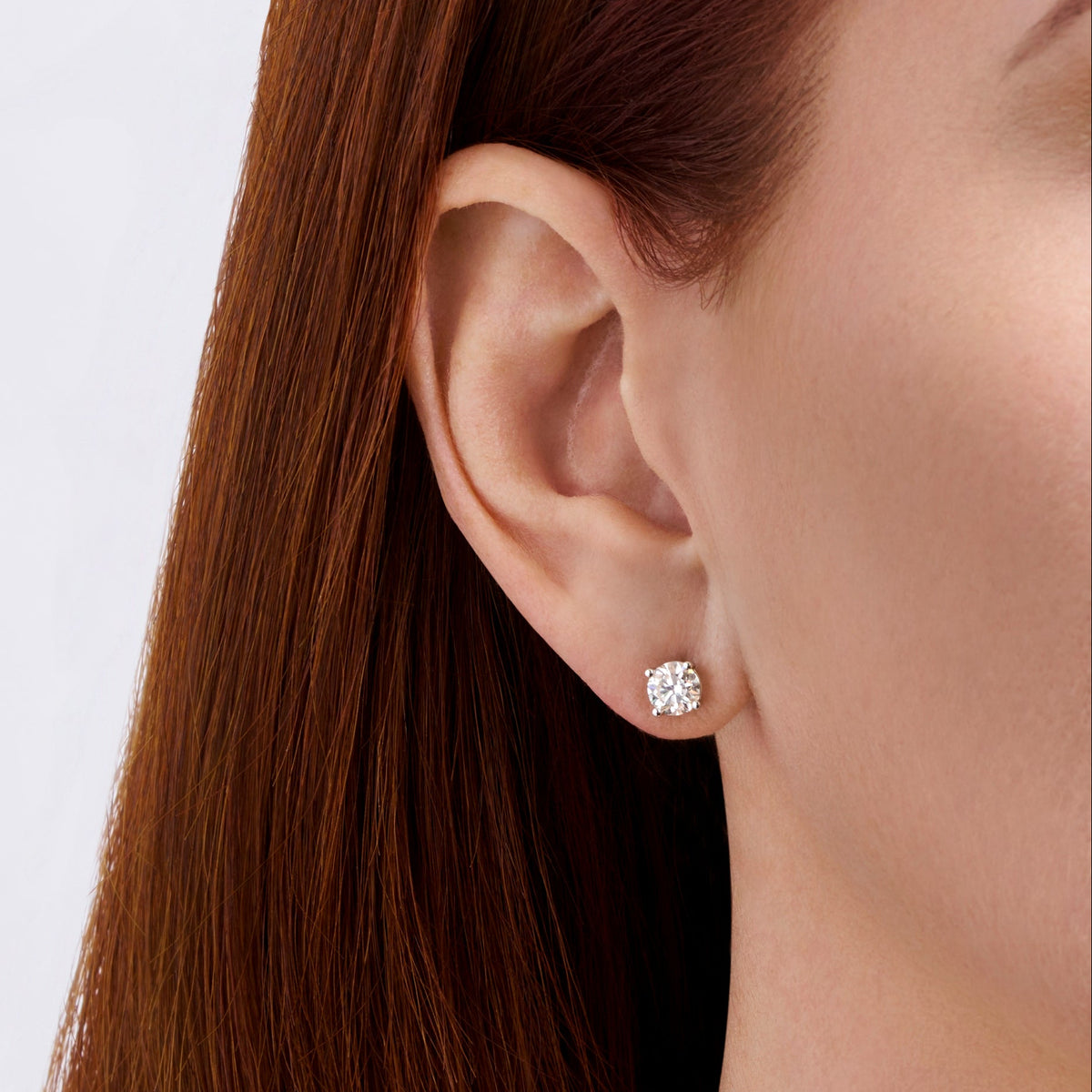 1.50 Carat Diamond Earrings in 18ct White Gold