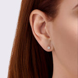 0.50 Carat Diamond Earrings in 18ct White Gold