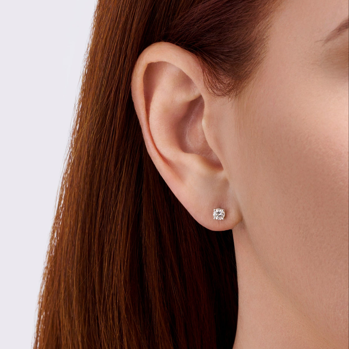 0.50 Carat Diamond Earrings in 18ct White Gold