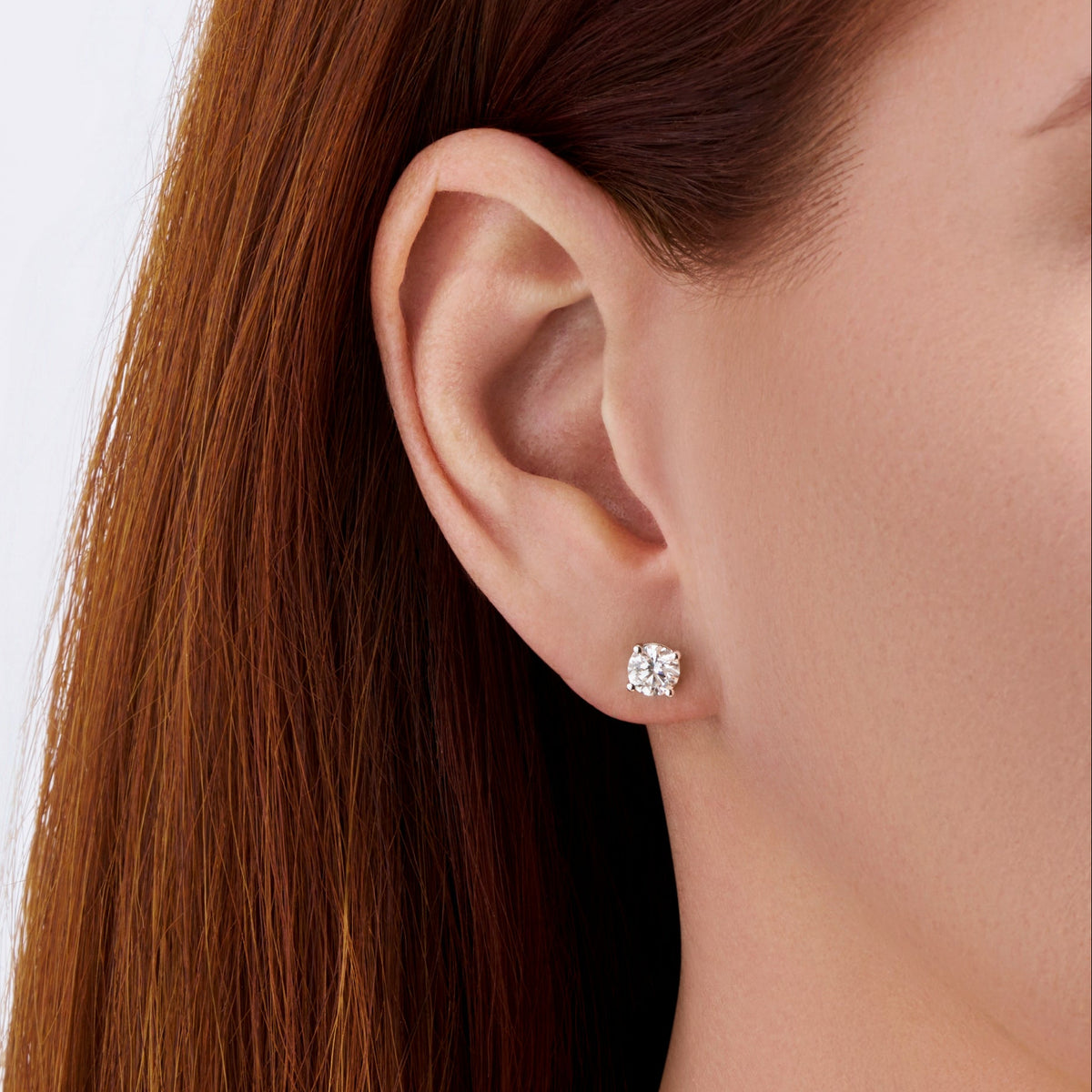 1.50 Carat Diamond Earrings in 18ct White Gold