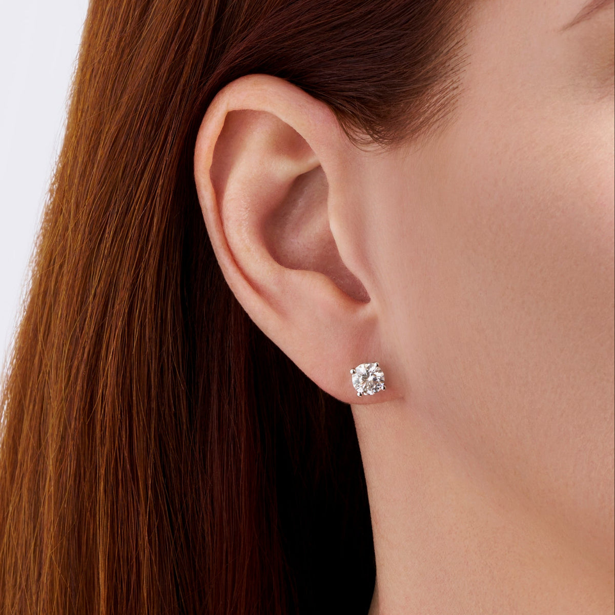 2.00 Carat Diamond Earrings in 18ct White Gold