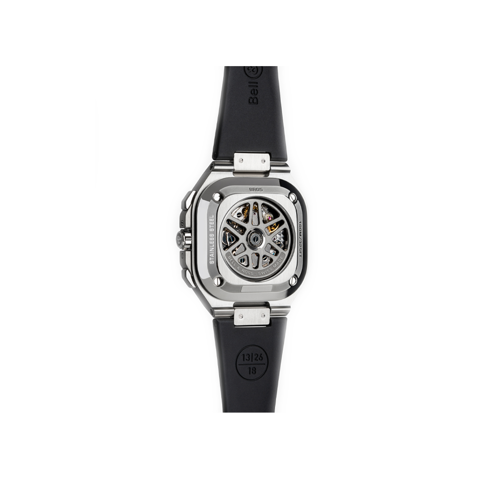 Bell & Ross BR-05 Automatic Chronograph 42mm Watch BR05C-RTH-STPG/SRB