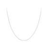 Round Cable 45cm Chain in 18ct White Gold