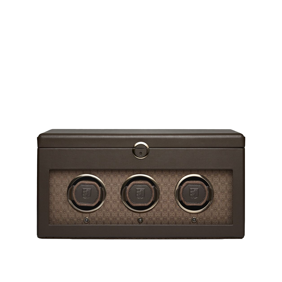 Wolf Earth Triple Watch Winder