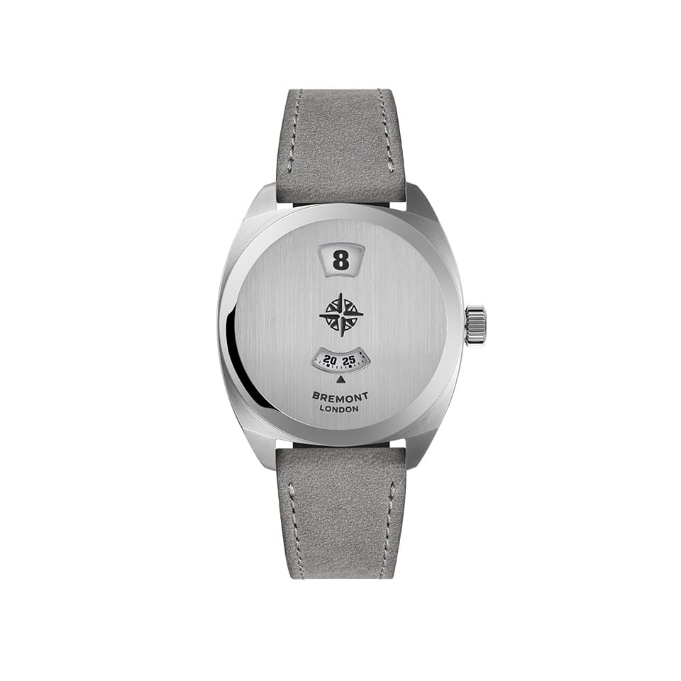 Bremont Terra Nova Automatic Jumping Hour 35mm Watch TN35-JH-SS-CC-L-S