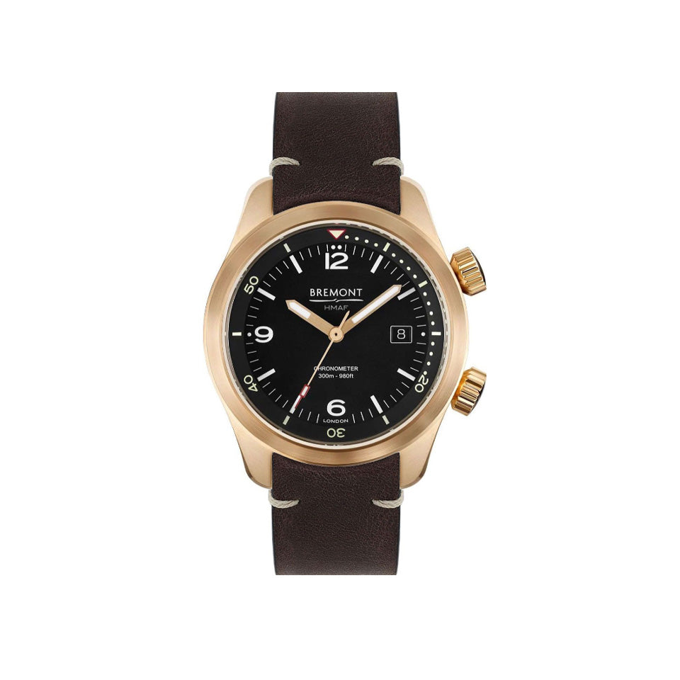 Bremont Argonaut Automatic 42mm Watch ARGONAUT-BZ-BK-R-AS