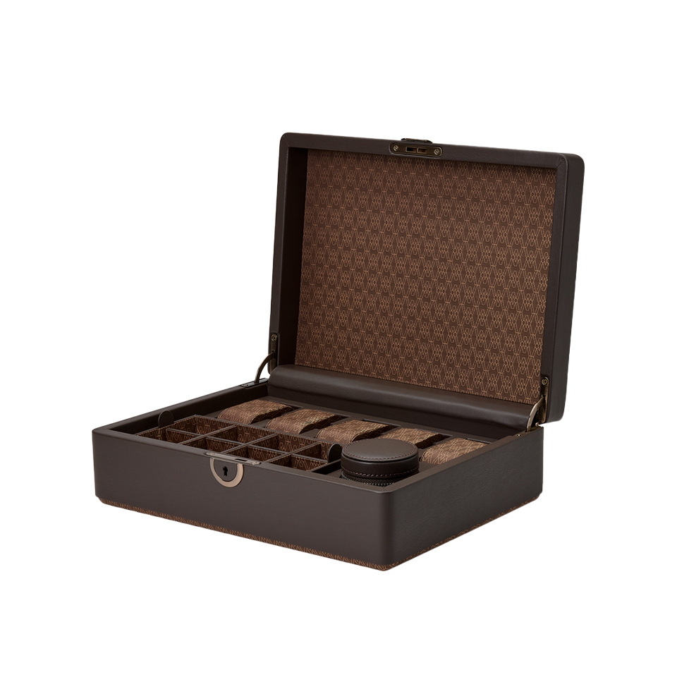 Wolf Earth 5 Piece Watch Box