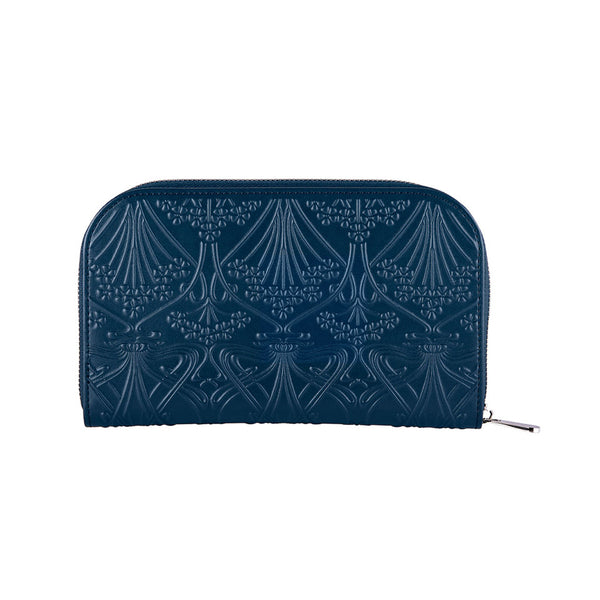 WOLF X LIBERTY All Over Ianthe Travel Jewellery Portfolio Navy