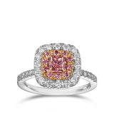 VAULT® Argyle Pink Diamond Ring in 18ct White and Rose Gold