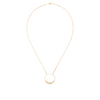 Crescent Pendant in 18ct Yellow Gold