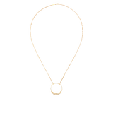 Crescent Pendant in 18ct Yellow Gold