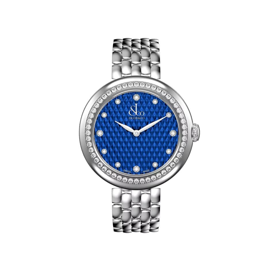 Jacob & Co. Brilliant Quartz 34mm Watch BQ015.10.RO.AB.ABALA