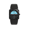Bell & Ross BR-03 Horizon Automatic 41mm Watch BR03A-HRZ-CE/SRB