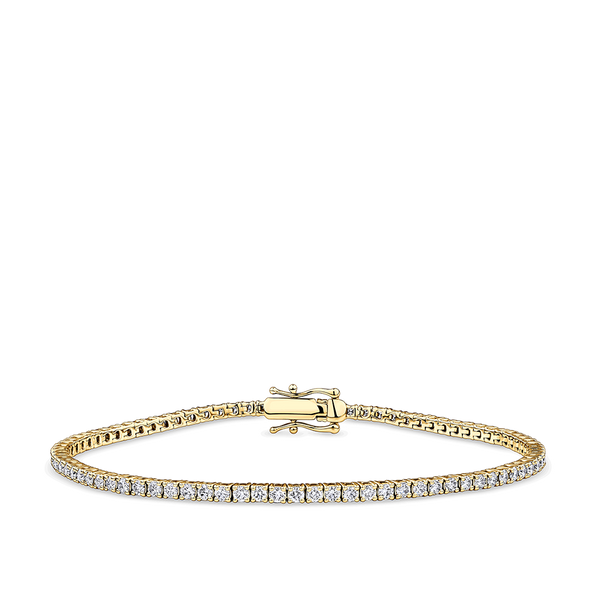 2.00 Carat Diamond Tennis Bracelet in 18ct Yellow Gold