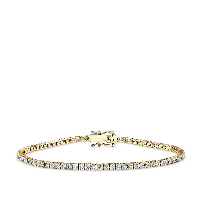 2.00 Carat Diamond Tennis Bracelet in 18ct Yellow Gold