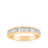 Quintessential 0.55 Carat Diamond Channel Set Ring in 18ct Yellow Gold