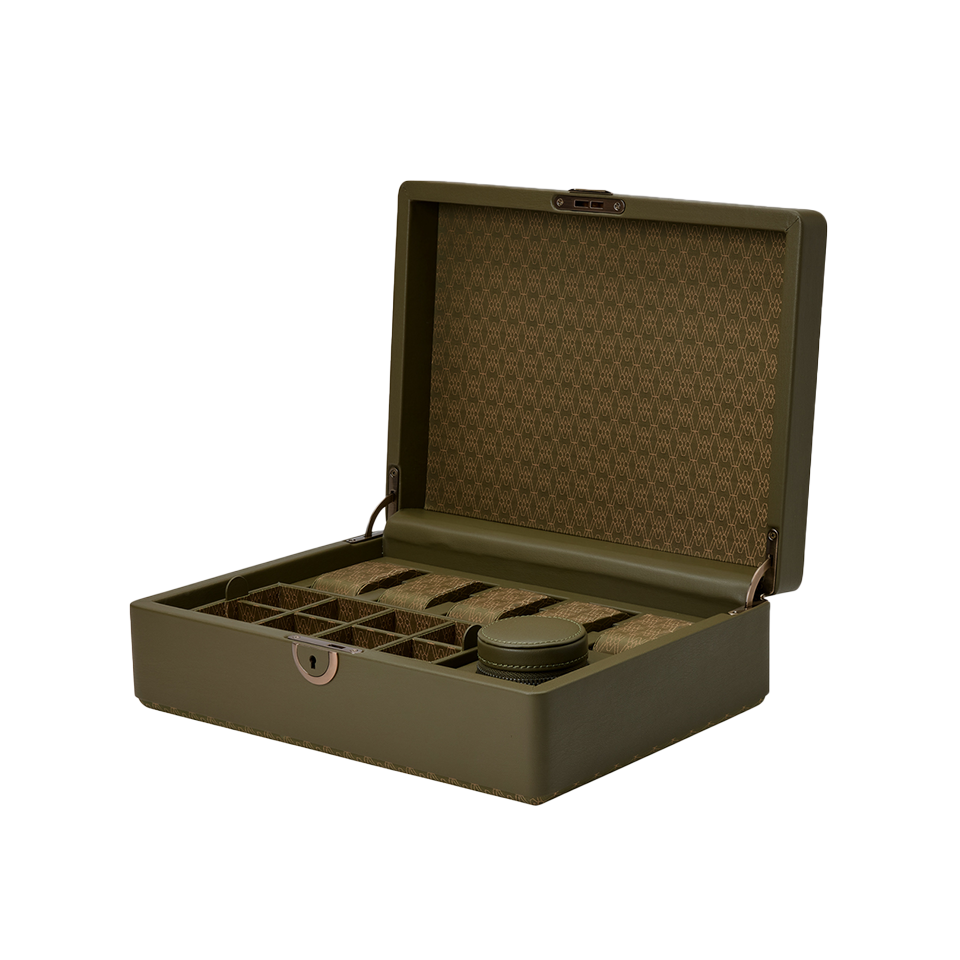 Wolf Earth 5 Piece Watch Box