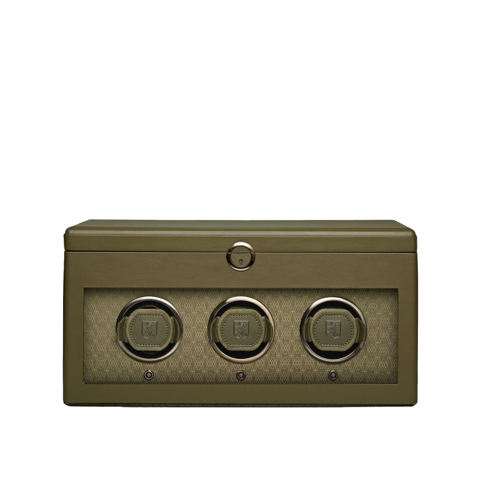 Wolf Earth Triple Watch Winder