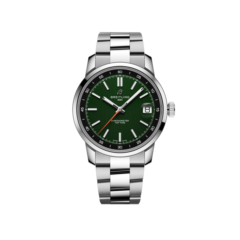 Breitling Top Time Automatic Green Stainless Steel 38.00MM
