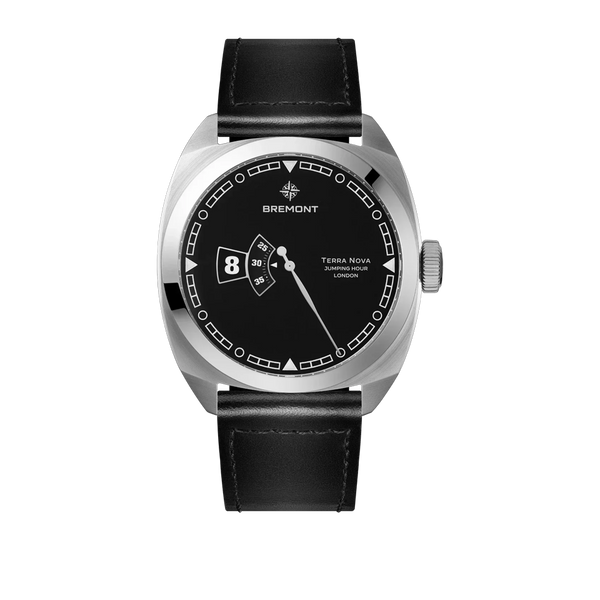 Bremont Terra Nova Automatic Jumping Hour 40.5mm Watch TN40-JH-SS-BK-L-S