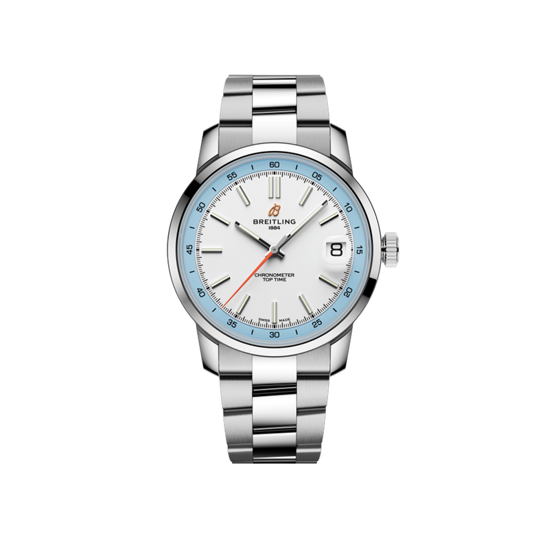 Breitling Top Time Automatic White Stainless Steel 38.00MM