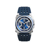 Bell & Ross BR-X3 Automatic Chronograph 41mm Watch BRX3R-BLU-ST/SRB