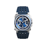 Bell & Ross BR-X3 Automatic Chronograph 41mm Watch BRX3R-BLU-ST/SRB
