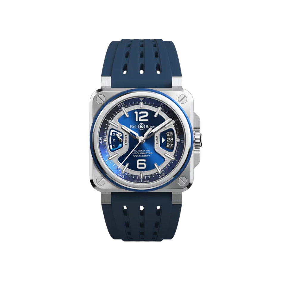 Bell & Ross BR-X3 Automatic Chronograph 41mm Watch BRX3R-BLU-ST/SRB
