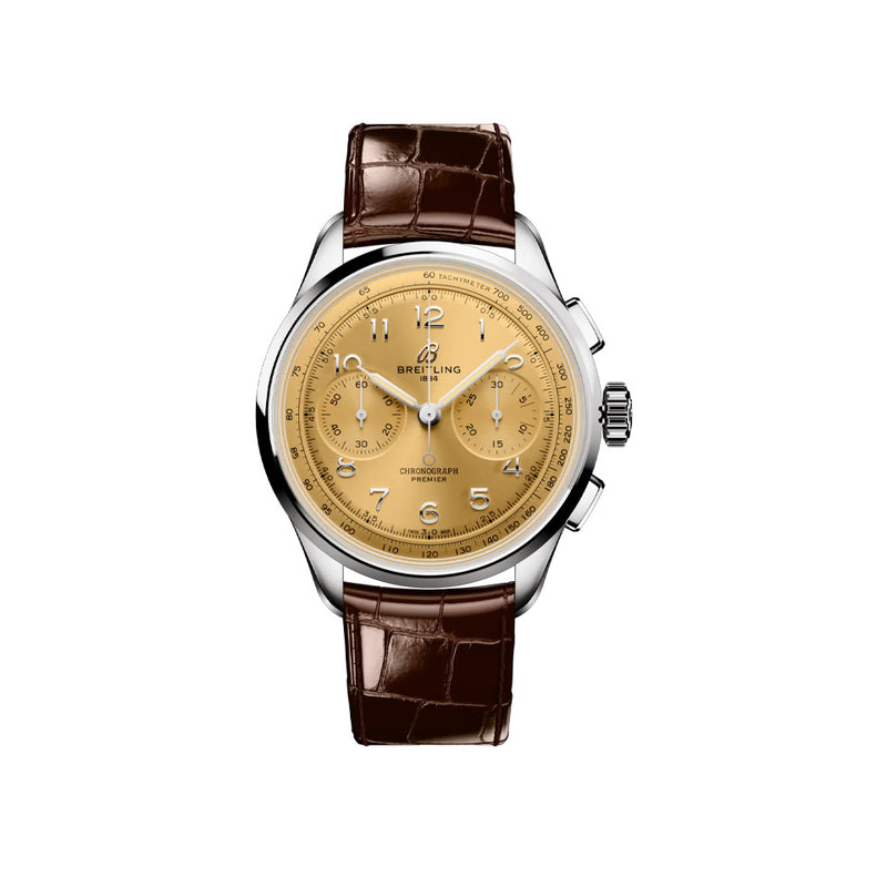Breitling Premier Heritage Manual Chronograph 40mm Watch AB0930F51H1P1