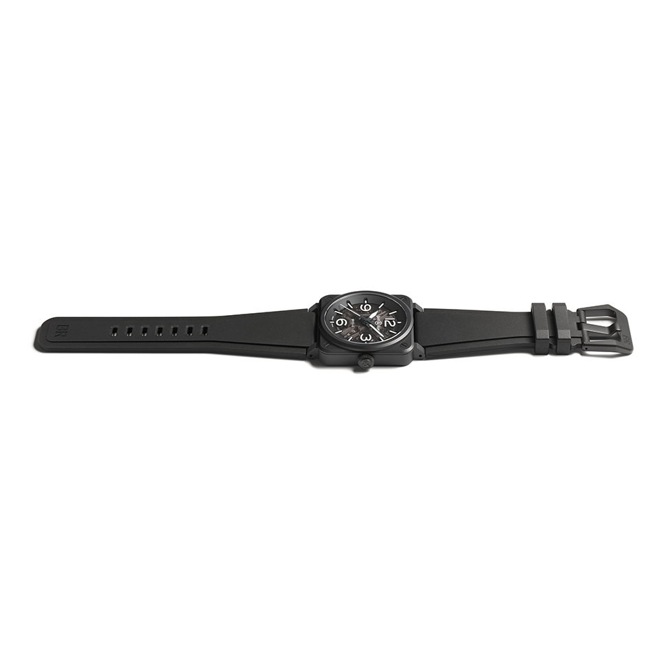 Bell & Ross BR-03 Automatic 41mm Watch BR03A-BL-SKCE/SRB