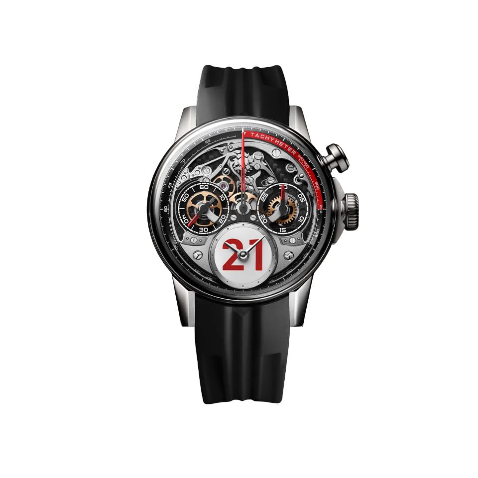 Louis Moinet Time To Race Automatic Chronograph 40.70mm Watch LM-96.20.8A