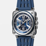 Bell & Ross BR-X3 Automatic Chronograph 41mm Watch BRX3R-BLU-ST/SRB