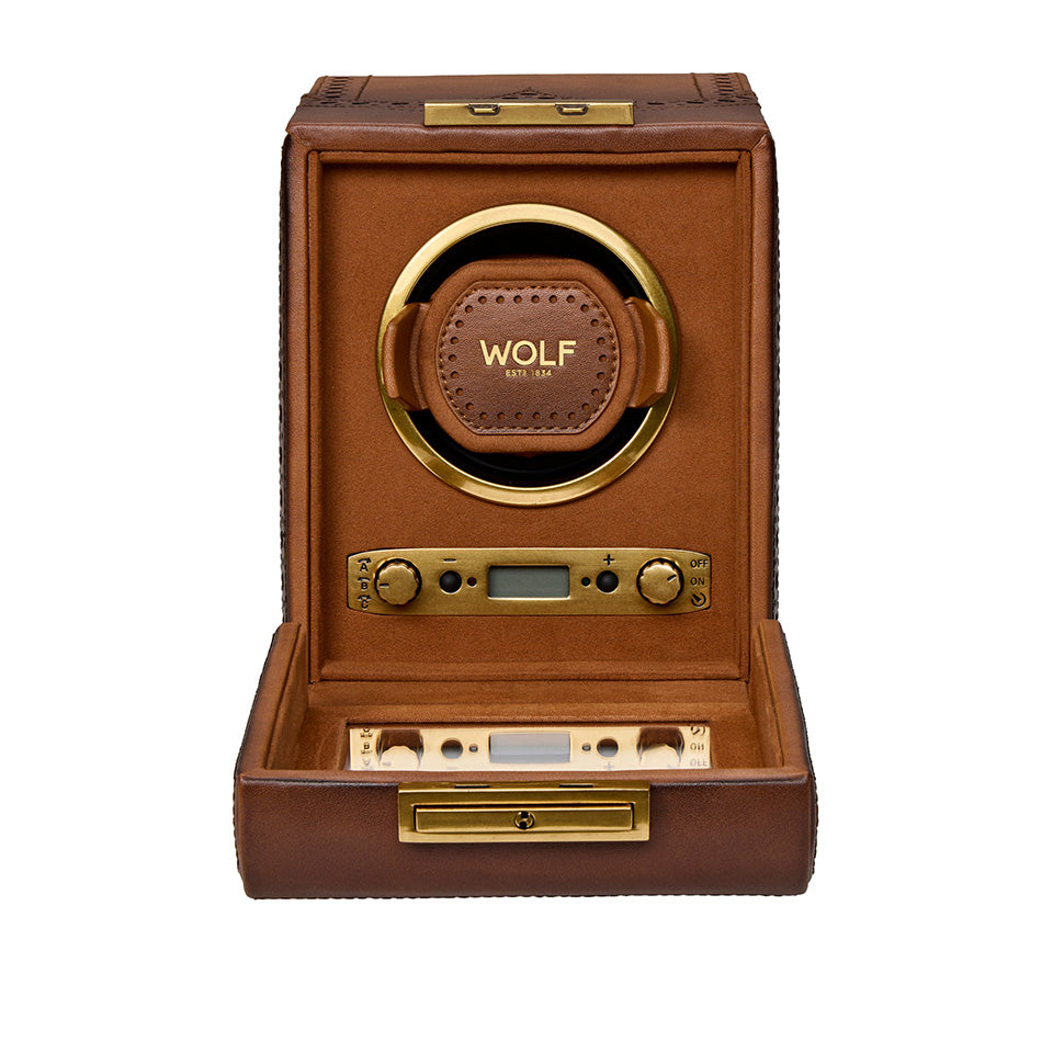 WOLF Brogue Single Watch Winder