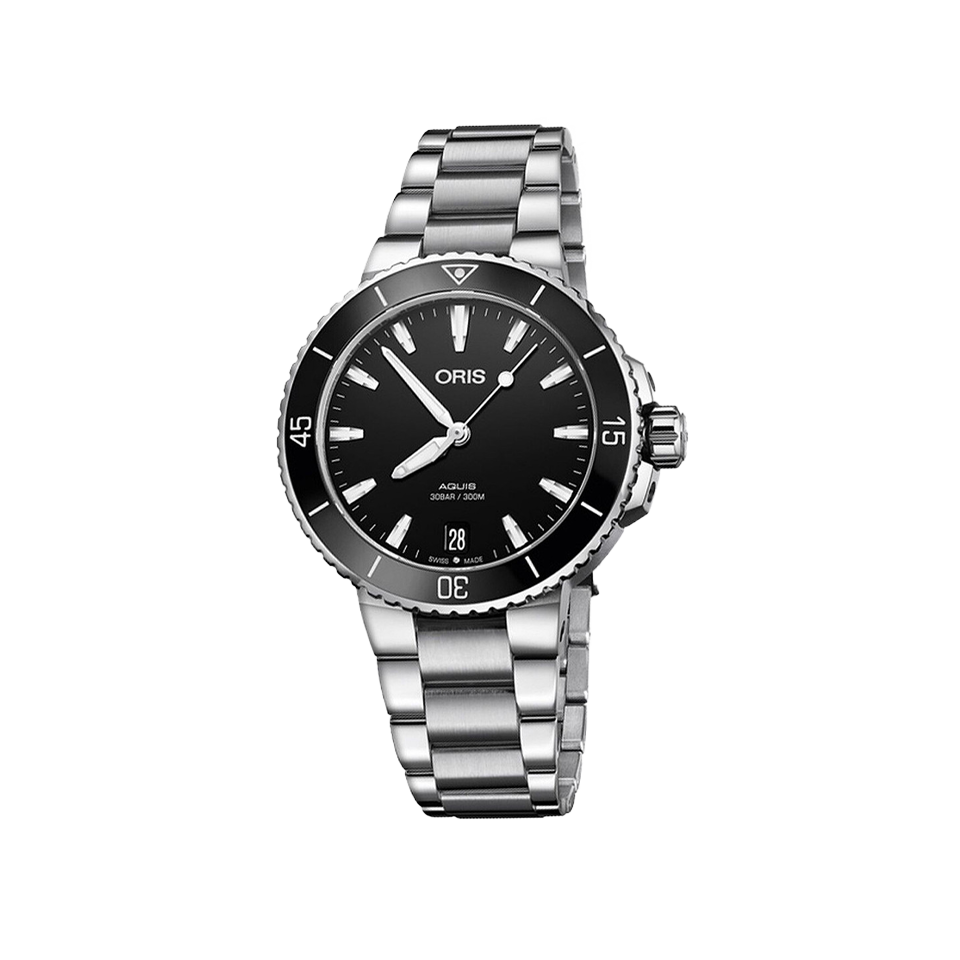Oris Aquis Date Automatic 36.50mm Watch 733 7792 4154MB