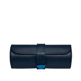 WOLF Earth Triple Watch Roll Midnight Blue 190617