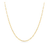 Paperclip Chain in 18ct Yellow Gold